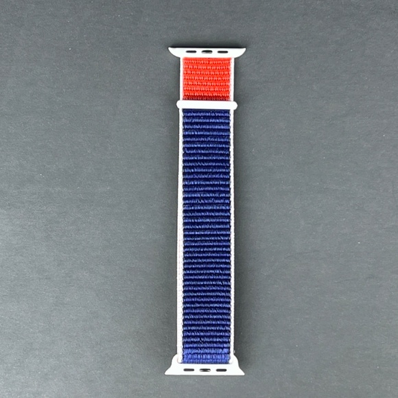 Sports Loop Apple Watch Strap - Blue and Red - Picture 2 of 2